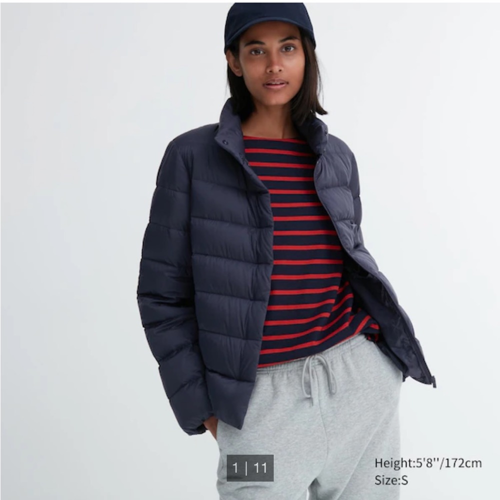 Latest season Uniqlo ultra light down puffer size XXS never worn